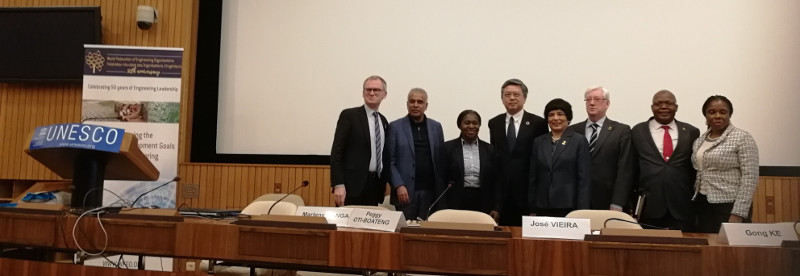 WFEO Speakers at the UNESCO Presentation to Member Delegations 1st February 2019