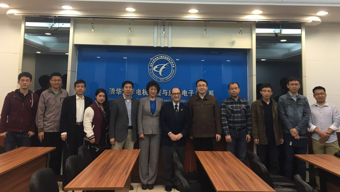 The group photo of WFEO president with young scholars in THU-EIRI, from left: Yi-Feng Zhu, Yang-Lin Zhou, Luo-Ping Zhang, Dr. Xuan Zhang, Prof. Rong Zeng, Prof. Ruomei Li, Prof. Jorge Spitalnik, Prof. Feng Gao, Dr. Chao Yang, Dr. Lu Qu, Qing Cheng and Tian Xia