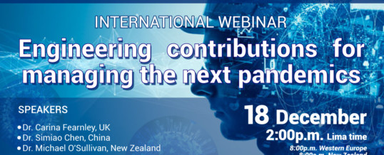 WFEO CDRM International Webinar “Engineering contributions for Managing the next pandemics”