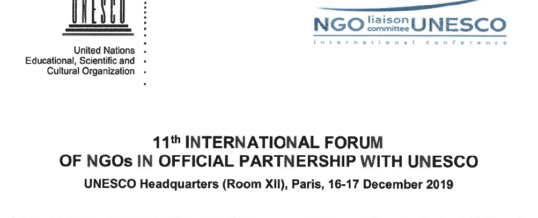 International Forum on NGOs – UNESCO – Challenging inequalities