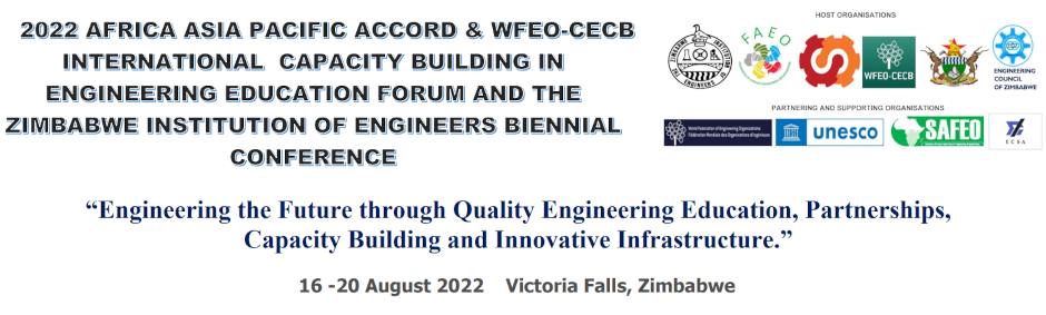 WFEO-CECB Forum - Africa Asia Pacific Accord Meeting - Zimbabwe Institution of Engineers Biennial Conference
