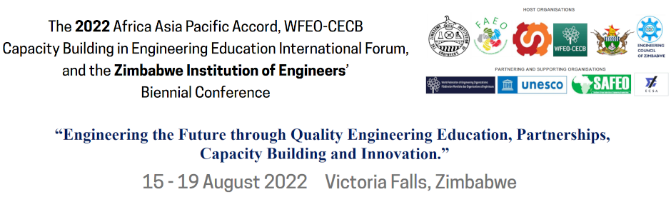 WFEO-CECB Forum - Africa Asia Pacific Accord Meeting - Zimbabwe Institution of Engineers Biennial Conference