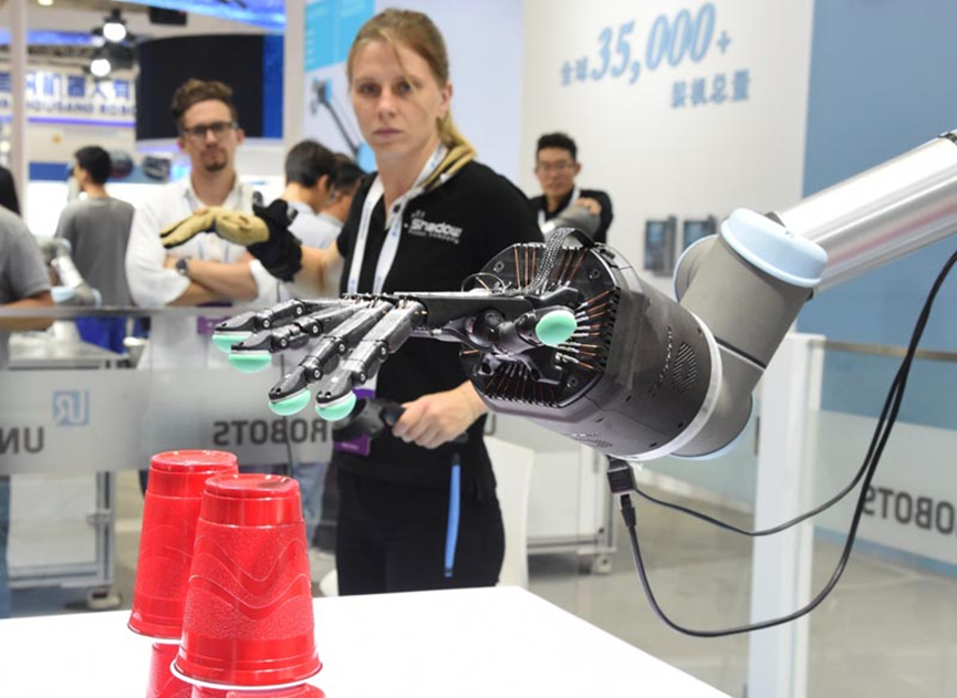 Mechanical Arm exhibited at WRE2019