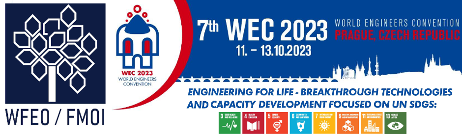 WFEO General Assembly meetings and 7th World Engineers Convention, Prague 2023
