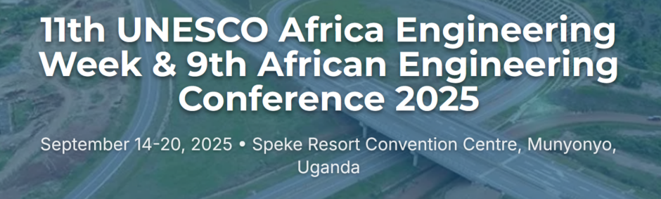 11th UNESCO Africa Engineering Week and 9th Africa Engineering Conference