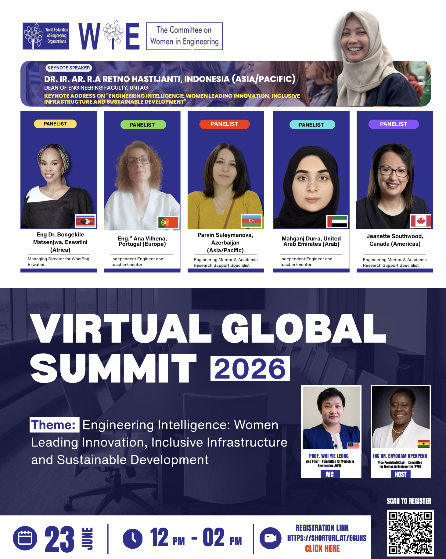 WFEO-WIE Virtual Global Summit 2026 - International Women in Engineering Day