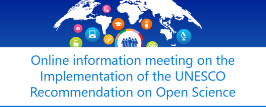 Information meeting on the implementation of the UNESCO Recommendation on Open Science
