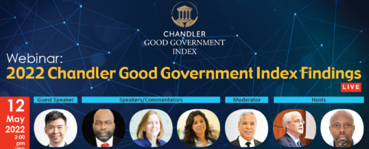 WFEO-CAC & GIACC webinar “2022 Chandler Good Government Index findings – Why Government Capabilities Matter for Anti-corruption ?”