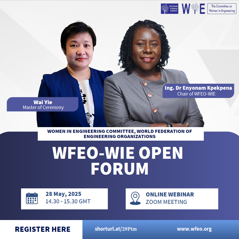 WFEO Committee on Women in Engineering webinar - Open Forum 2025