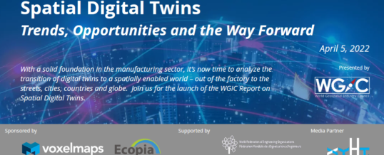 WGIC Spatial Digital Twins event – Trends, Opportunities and the Way Forward